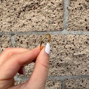 Elegant Gold tungsten Ring size 10.5